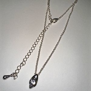 Silver Crystal necklace
